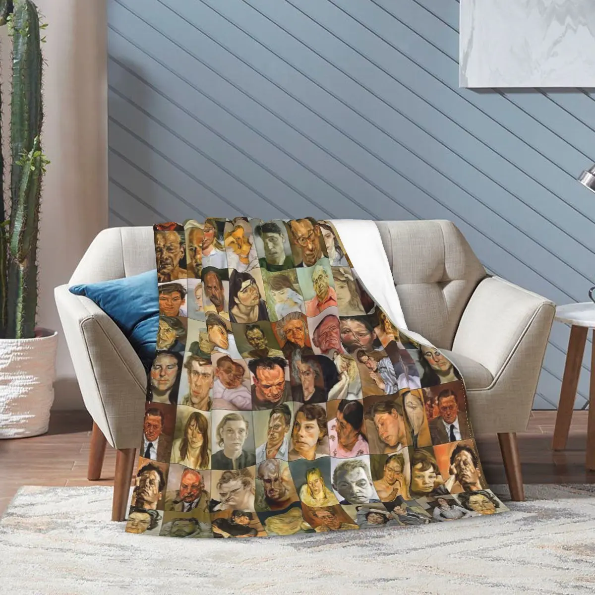 Lucian Freud Bed Blanket Bed Covers Luxury Blanket Flannel Blanket Air conditioning blanket