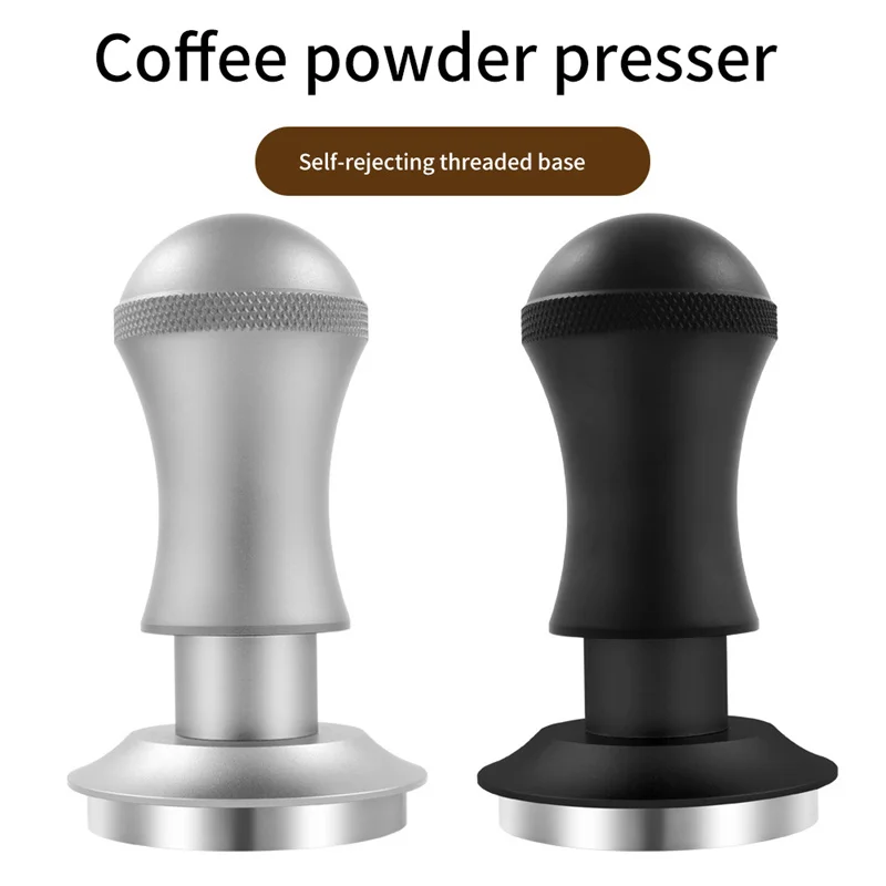 

51MM/53MM/58MM Constant Pressure Coffee Tamper Espresso Distributor Stainless Steel Force Powder Hammer Coffee Tools For Barista