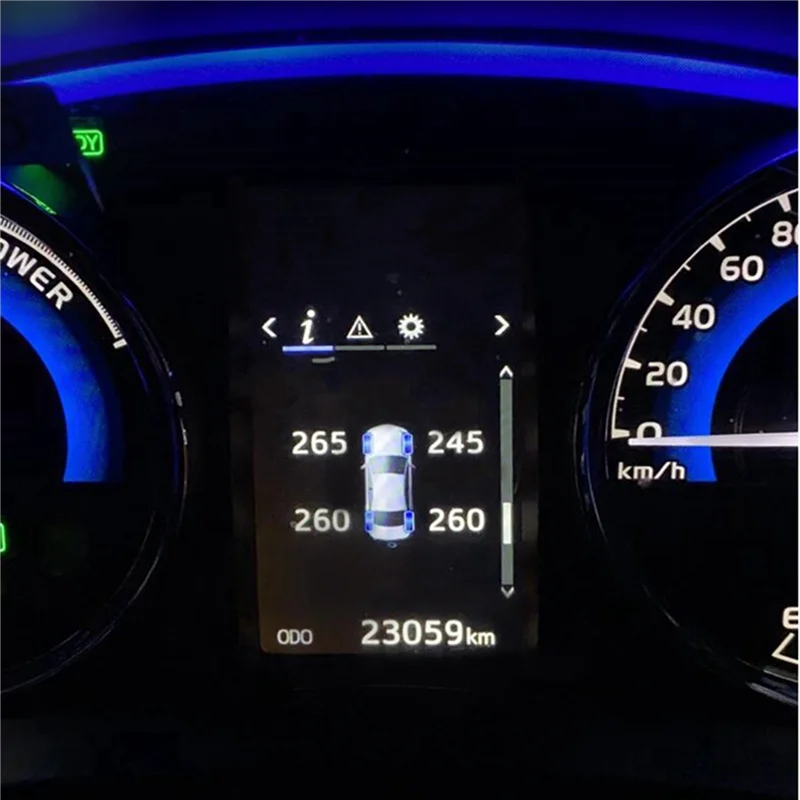 R1-2X لتويوتا كورولا كروس 2020-2022 TPMS مراقبة ضغط الإطارات نظام عرض مراقبة ضغط الإطارات إنذار الأمن