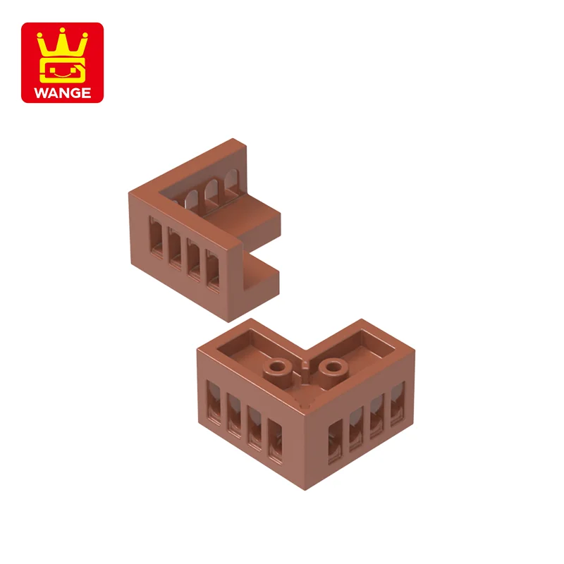 Wange 135Pcs/Lot 6231W Angle Railing Building Blocks Moc City Accessories Compatible With Assembles Bricks Children Toys Gift