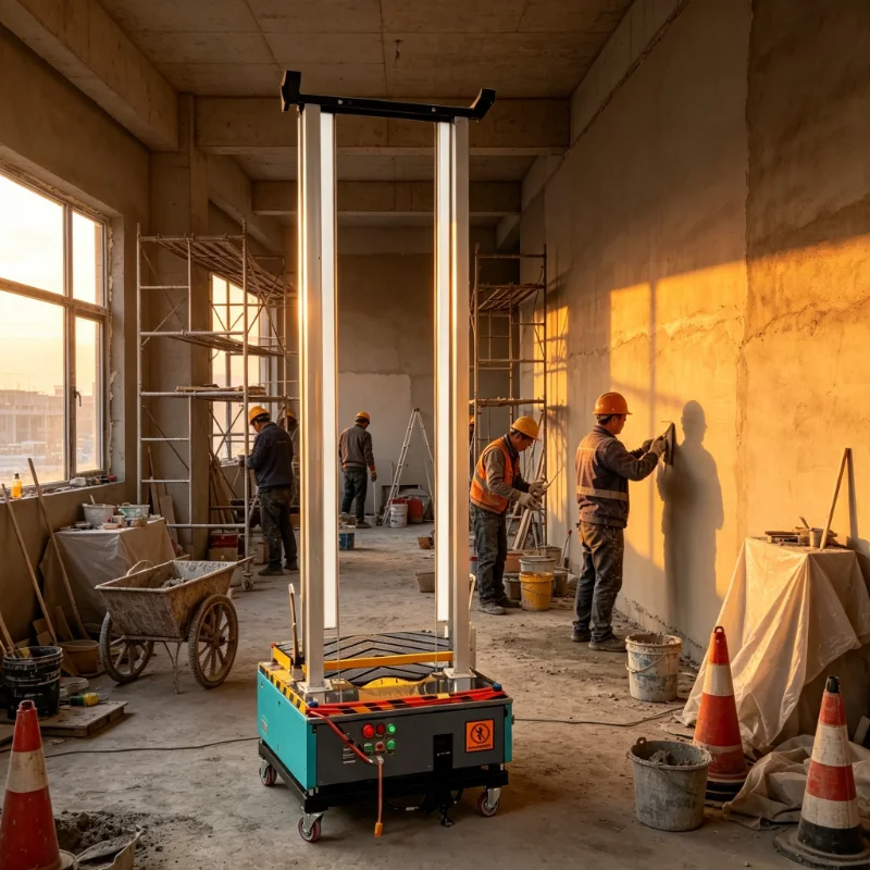 Hot Sale Building Mortar Screeding Machine Wall Plastering Machine for Construction Wall Working With Spraying Machine
