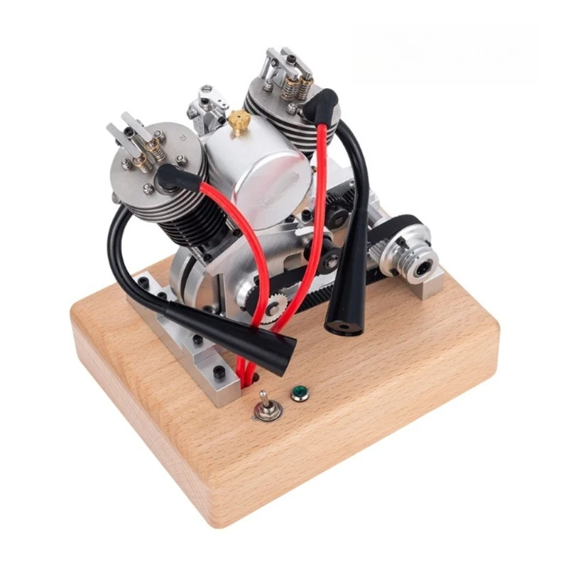 

Miniature V2 internal combustion engine model practical goods