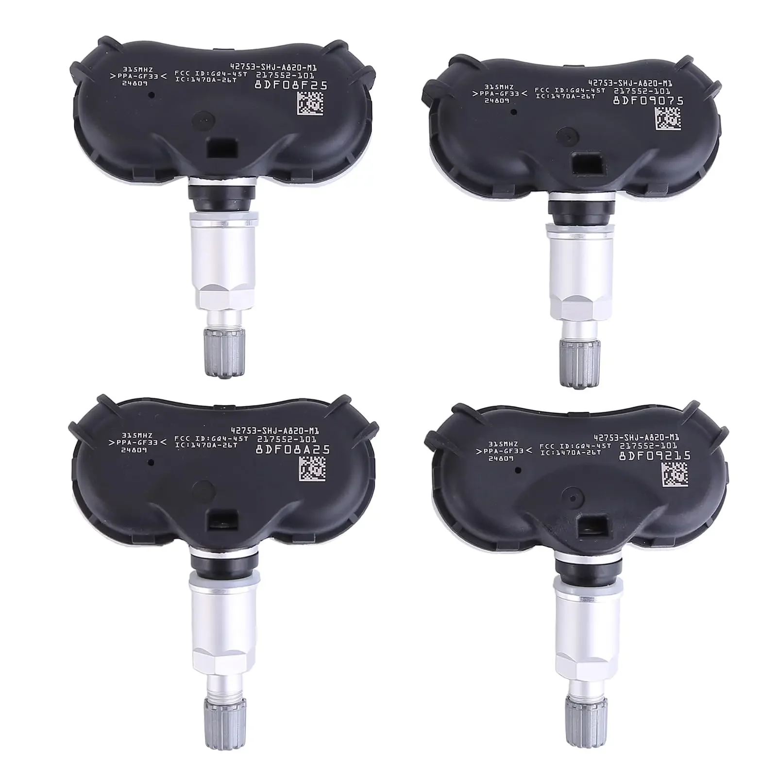 

4PCS 42753-SHJ-A820 Car Tire Pressure Sensor 315MHZ For Honda Ridgeline Odyssey Element Tire Gauge 2008-2010 42753-SHJ-A820-M1