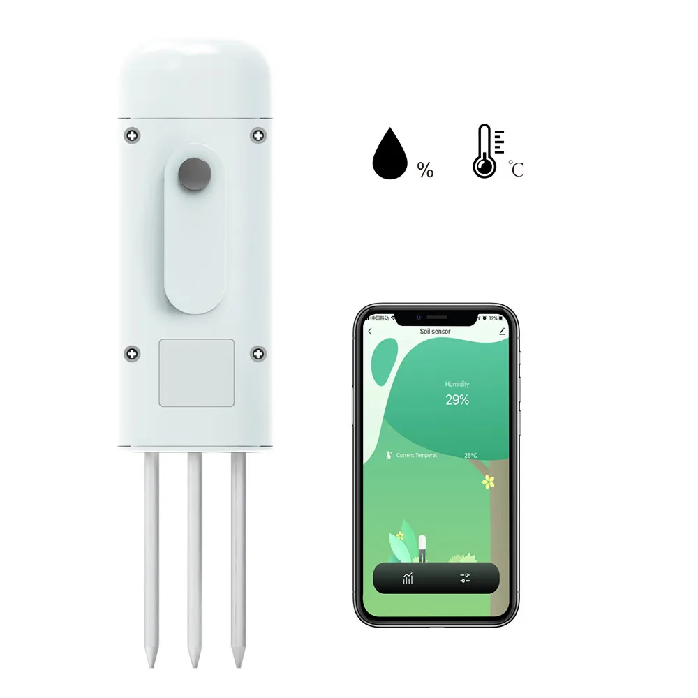 Wireless Smart Soil Thermohygrometer, Plant Tester Sensor