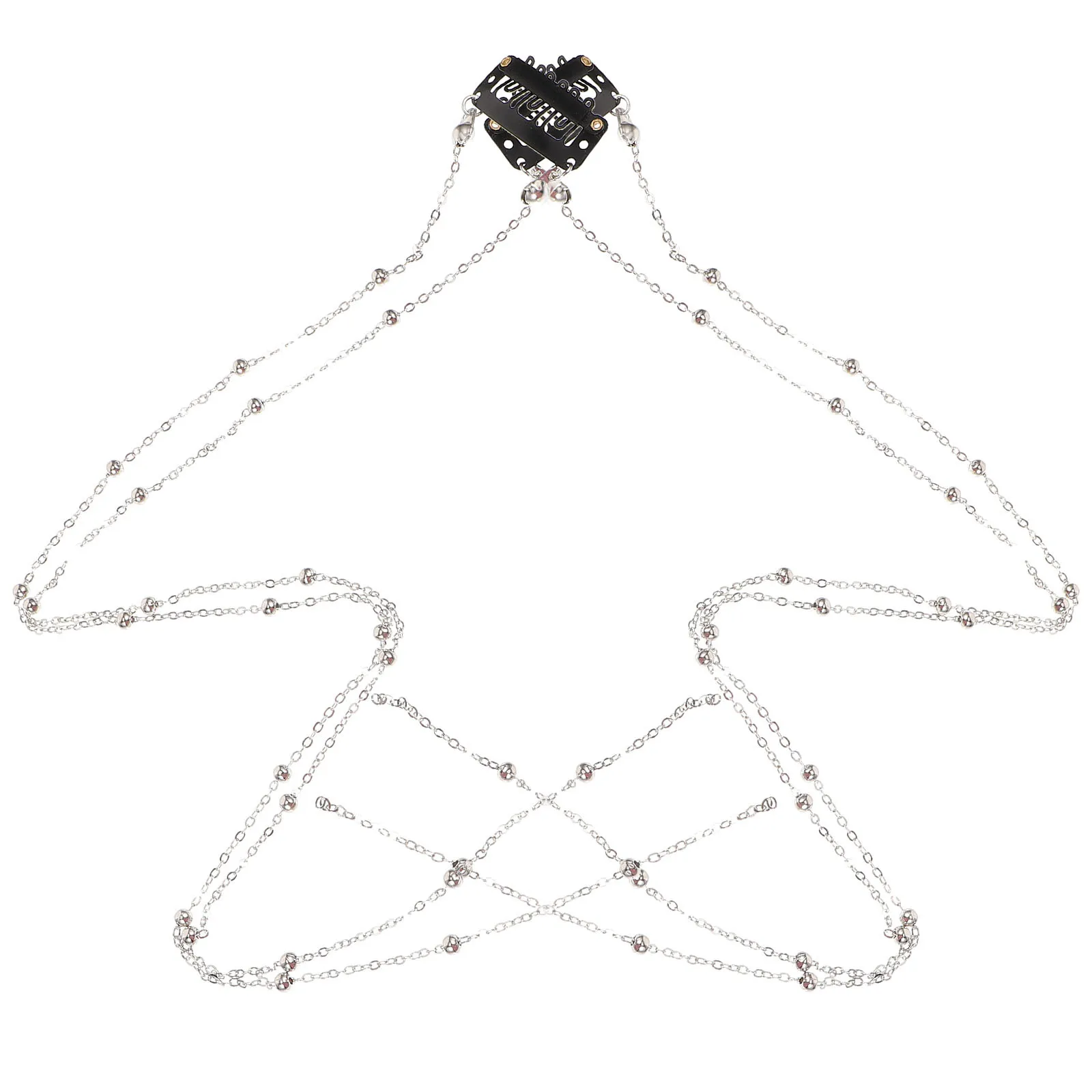 

2 pcs Pearl Chain For Women Girls Braids Hair Jewelry Decorative Chain Accessories Lightweight Braid Hair Chains