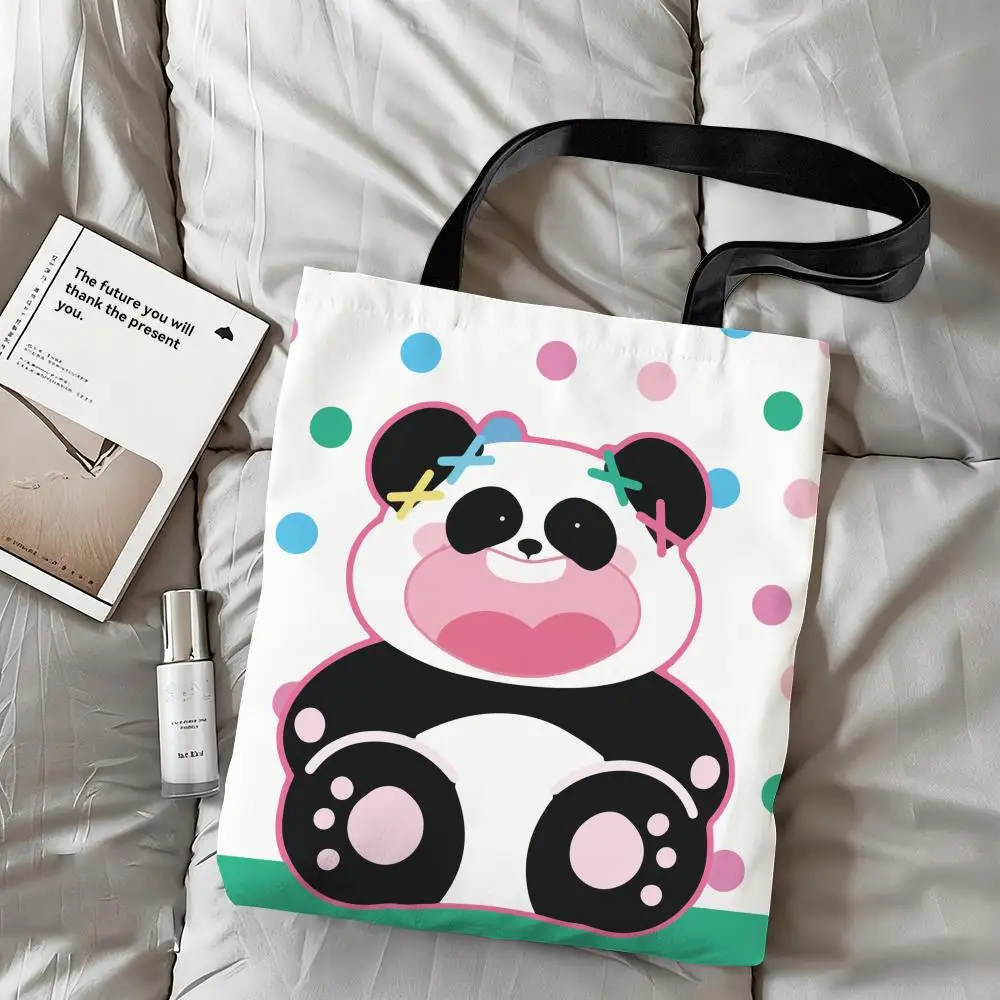 

Сумки для хранения в виде животных с большим ртом, вместительная холщовая сумка-тоут для женщин, повседневная сумка через плечо для школы, работы