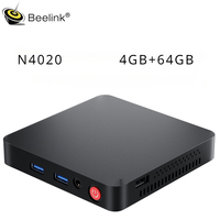 Beelink T5 Intel N4020 MINI PC 4GB DDR4 64GB EMMC 2.4G/5G Wifi BT5.0 4k HD 1000M Lan Office Mini Computer