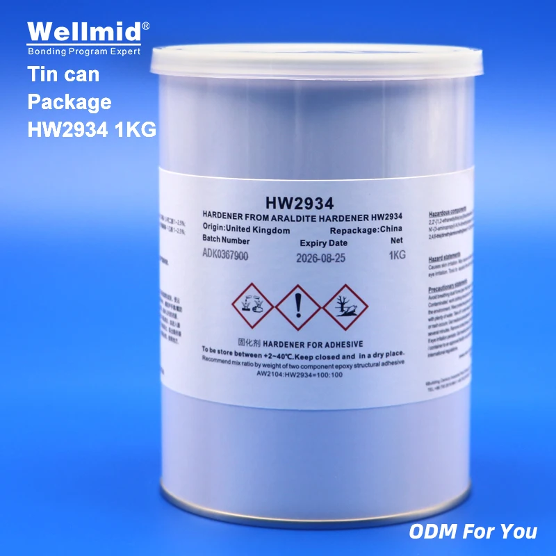 Imagem -05 - Hardener Hw2934 Agente de Cura para Resina Epóxi com Araldite aw 2104 Combina em Translúcido Rápido ab Cola Ligas Metais Cerâmica