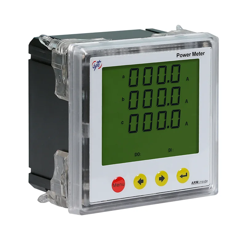 

Multiple functions Good Safety Performance Lcd Smart Ac Three-Phase Ammeter Ac Voltmeter With Lcd Digital Panel