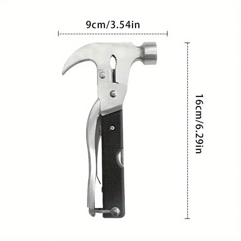 NEW Multi-functional Claw Hammer Hiking Outdoor Cool Gadgets and Survival Tools, Unique Gifts for Men and Boys