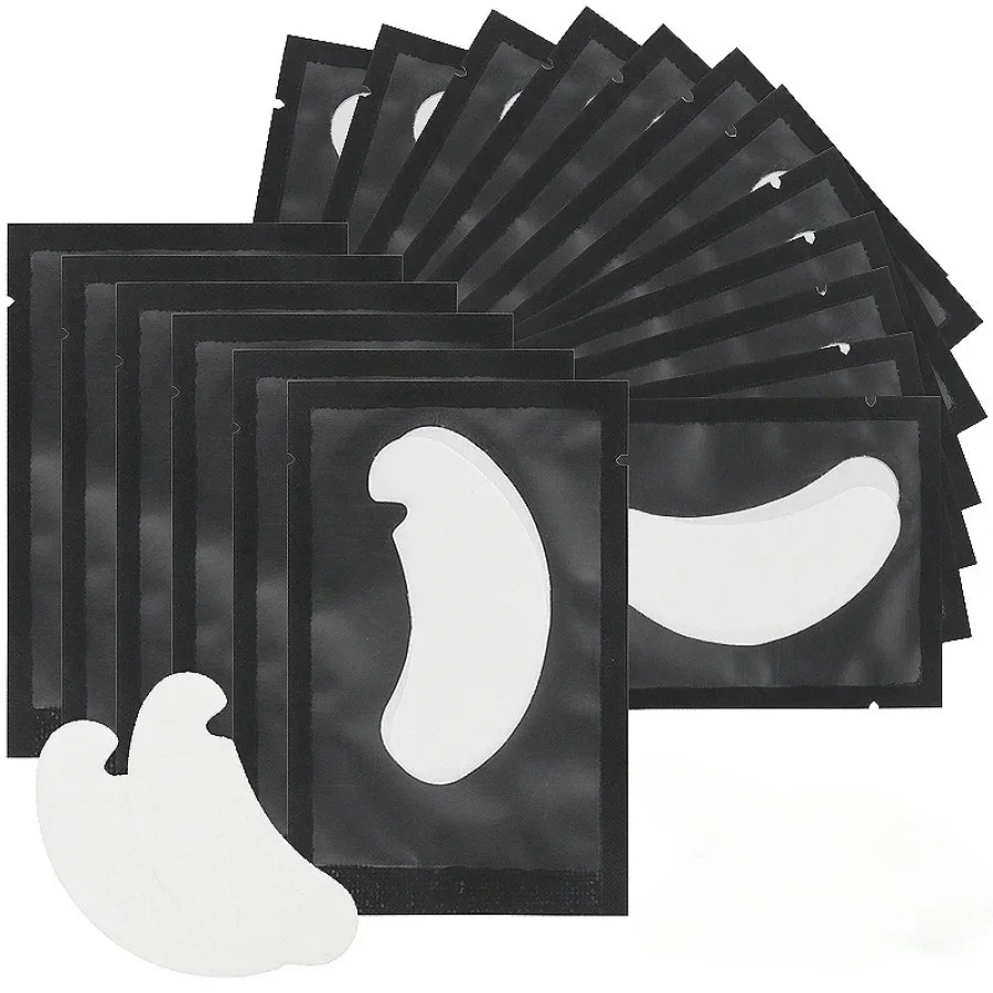 50 Pairs Eye Patches Eyelash Extension Under Eye Pads Makeup Lashes Patch Tip Stickers Pads For Eyelash Extension Supplies