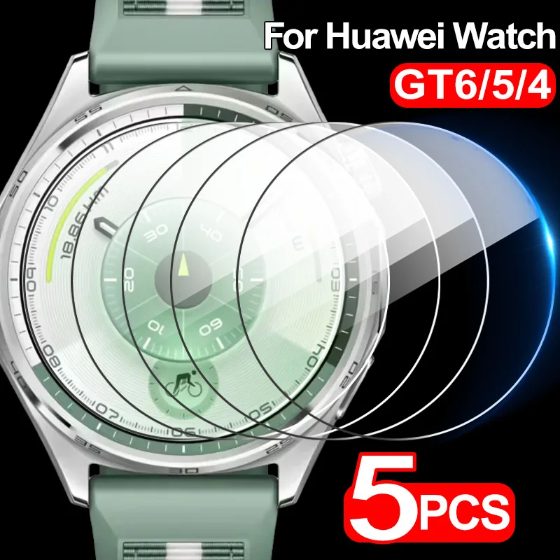 

5/1Pcs Protective Glass for Huawei Watch GT6 GT5 GT4 41mm 46mm Smartwatch Screen Protectors for Huawei Watch GT 5 4 GT6Pro