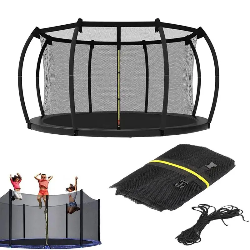 

Trampoline Replacement Net Replacement Trampoline Safety Net Weather-Resistant Jumping Protective Accessories For Backyard Yard