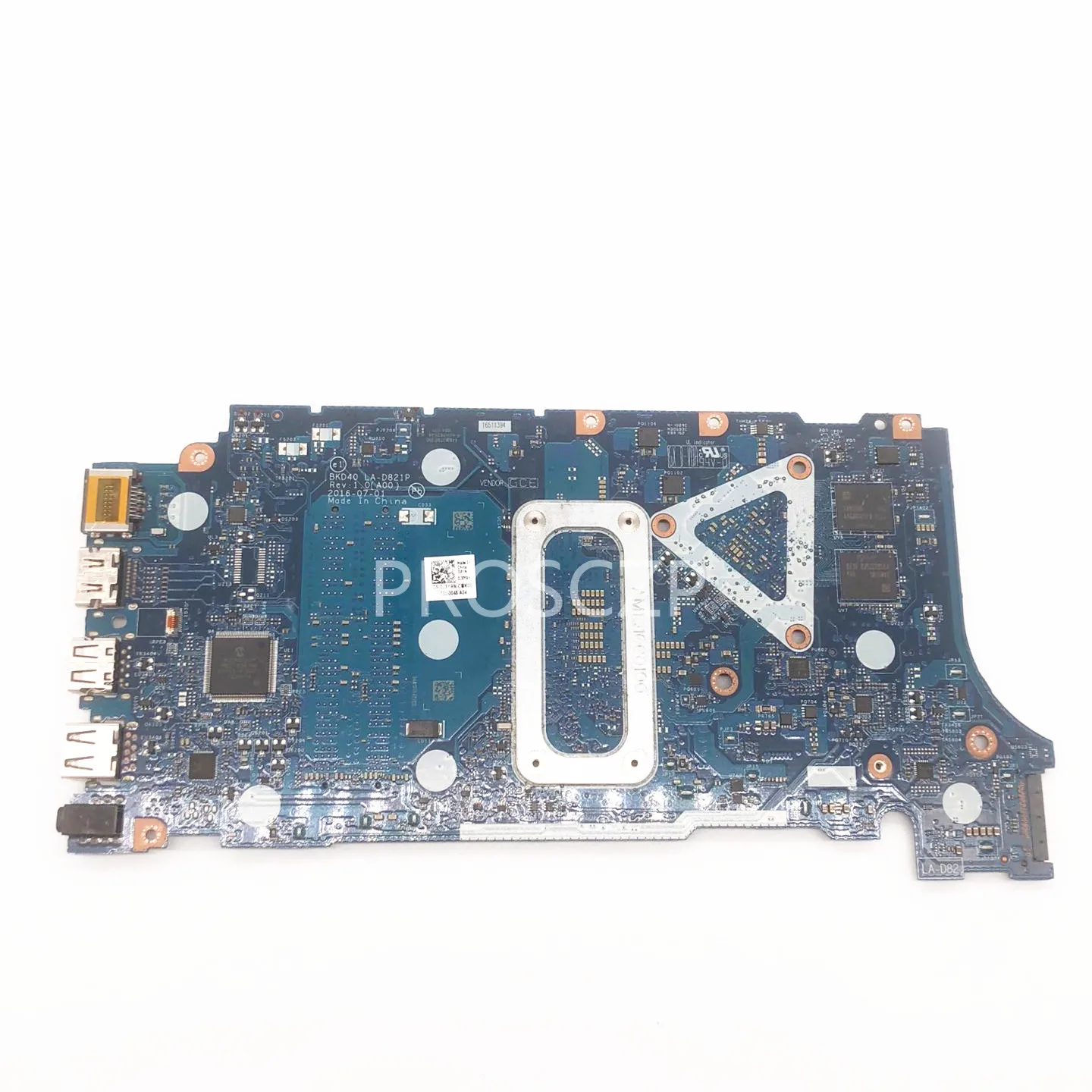 CN-0JXYRN JXYRN 0Y9NHV 07T87H 0V736W 05CPRV BKD40 LA-D821P i5-7200U CPU 940MX For DELL 7460 7560 Laptop Motherboard Working