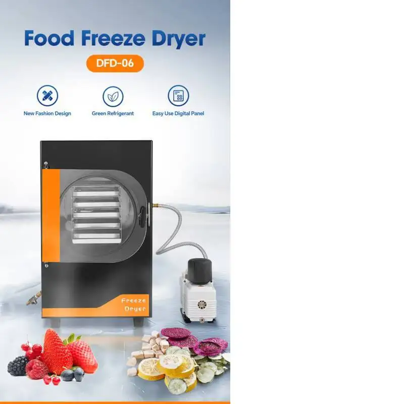 Machine de lyophilisation sous vide pour aliments, équipement de lyophilisation pour fruits secs, lyophilisateur domestique à vendre