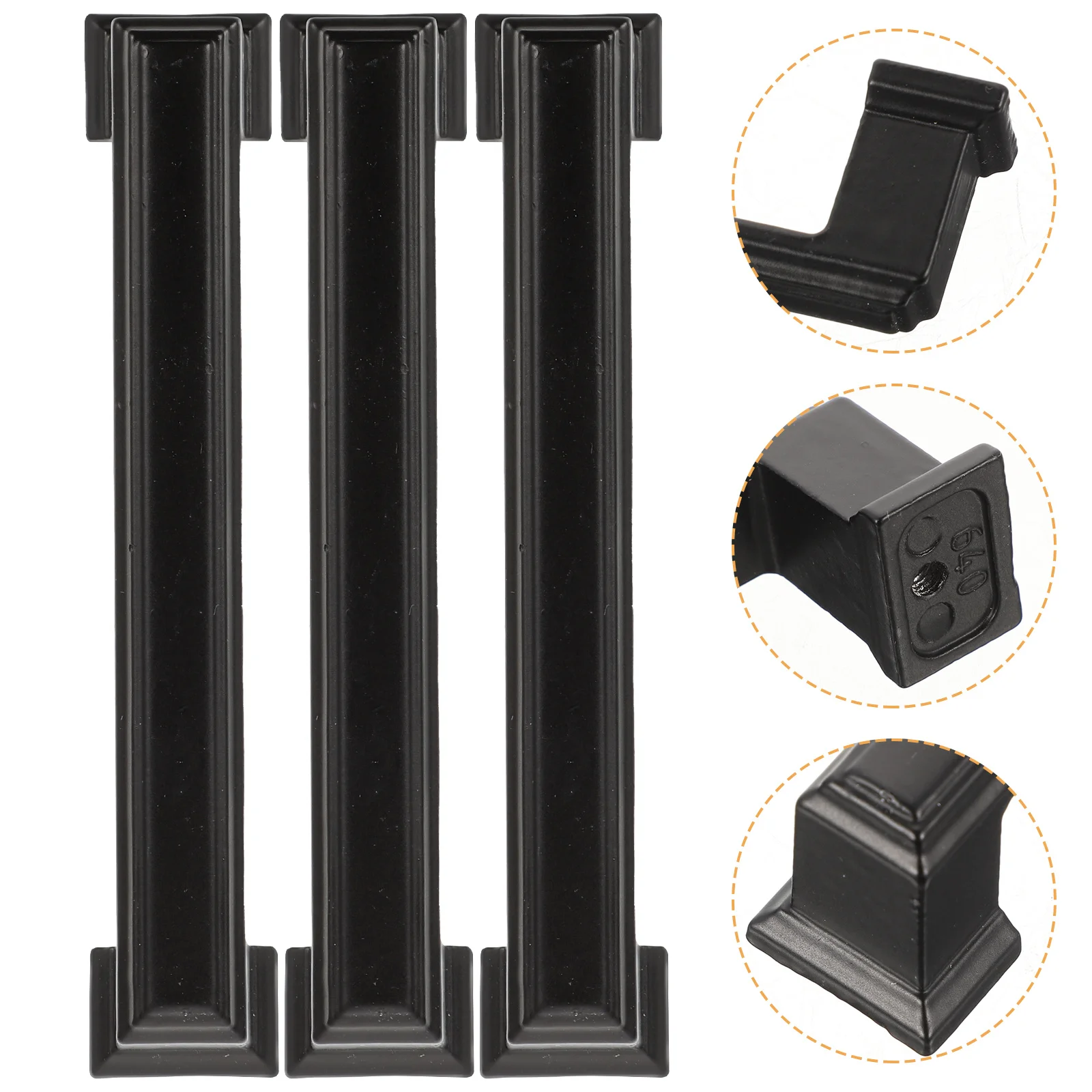 

5Pcs Cabinet Handles Alloy Drawer Pulls Durable Metal Furniture Door Handles Replacement for Wardrobe Kitchen Drawers