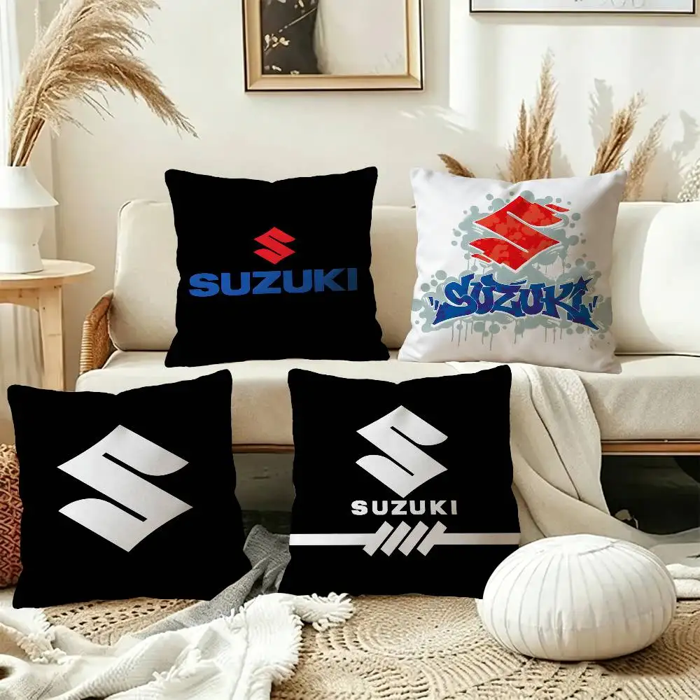S-Suzukis Cushion Cover Pillow Cover Decor Pillowcase Printed Cushion Case for Couch