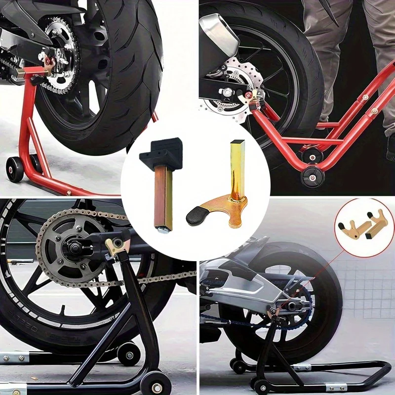 Motorcycle Parking Stand Hooks U Style Motorcycle Paddock Stand Attachments Support Frame Motorcycle Accessories