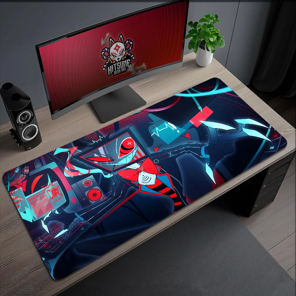 Mauspad, rutschfest, Lockedge, für Büro, Comedy, Studenten, Gaming, Hotel, H-Hazbin, verdicktes großes Schreibpad, Musikkissen