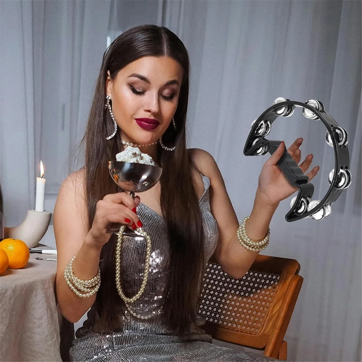 مجموعة أدوات الإيقاع الموسيقية، قرع يدوي، هزازات الدف والبيض، مطرقة رملية لـ KTV