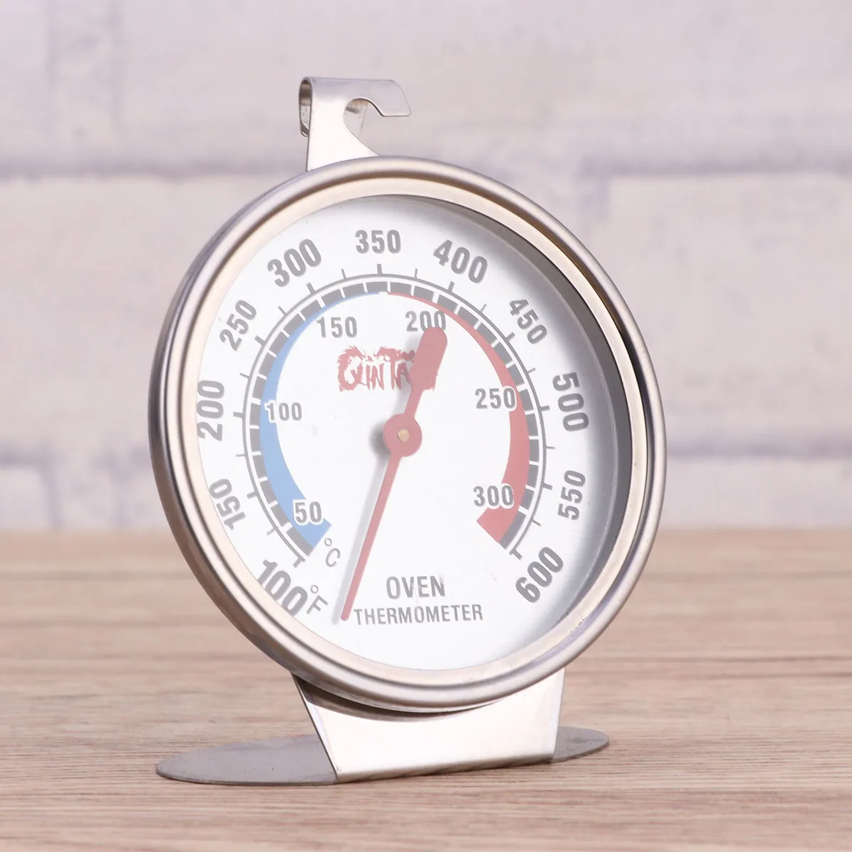 

Dual Dial Stainless Steel Oven Thermometer 100-600°F Kitchen Instant Read For Ovens Grills Smokers Home Commercial Use Large