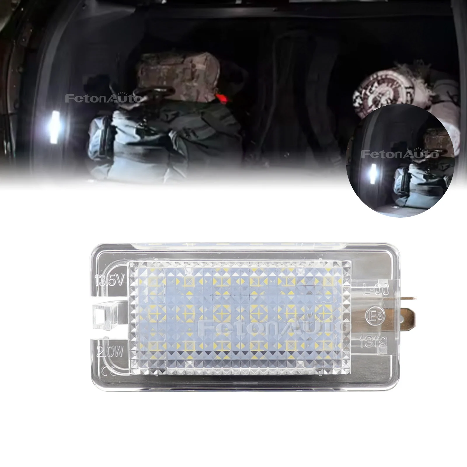 Para Kia K5 K3 K7 K9 Ceed Rio Sportage Forte Spectra Sorento Optima Cerato LED lámparas de área de carga para maletero luz del compartimiento de equipaje