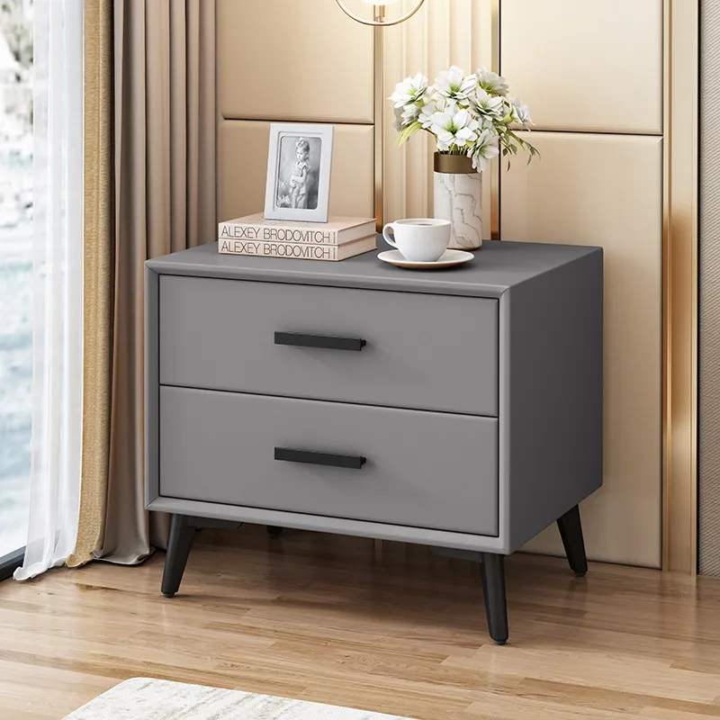 Irregular European Bedside Table Unique Aesthetic Modern Save Space Interior Nightstand Fashion Mesa De Noche Home Decoration