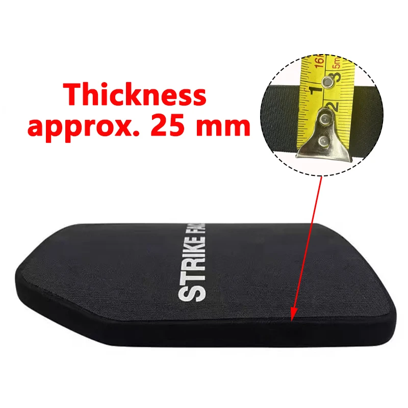 Light Tactical 25x30cm Bulletproof Plate UHMWPE + Aramid Composite Body Armor Protection