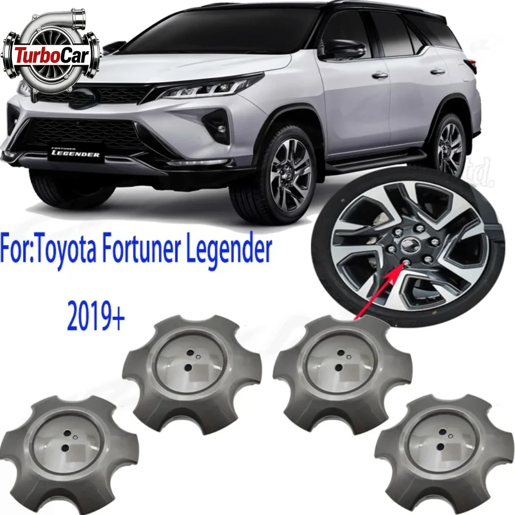 

4pcs/lot Wheel Center Hub Cap For Toyota Fortuner Legender 2019+ For Toyota Hilux 2016- Wheel Rim Cover