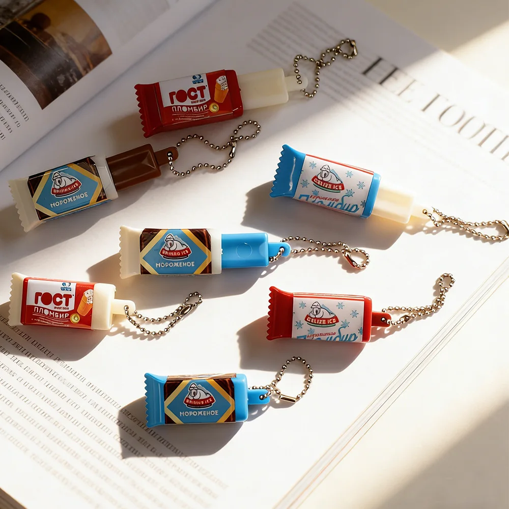New Pullable Ice Pop Fidget Toy With Abundant Gameplay And High Playability Machine Keychain And Party Gifts