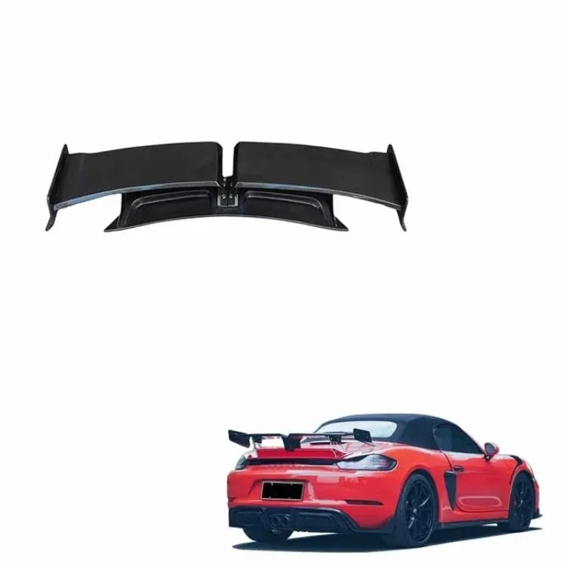 

718 981 982 Cayman Boxster Whale Tail Wings Carbon Fiber Rear Trunk Spoiler for 718 981 982 GT4 RS Rear Spoiler