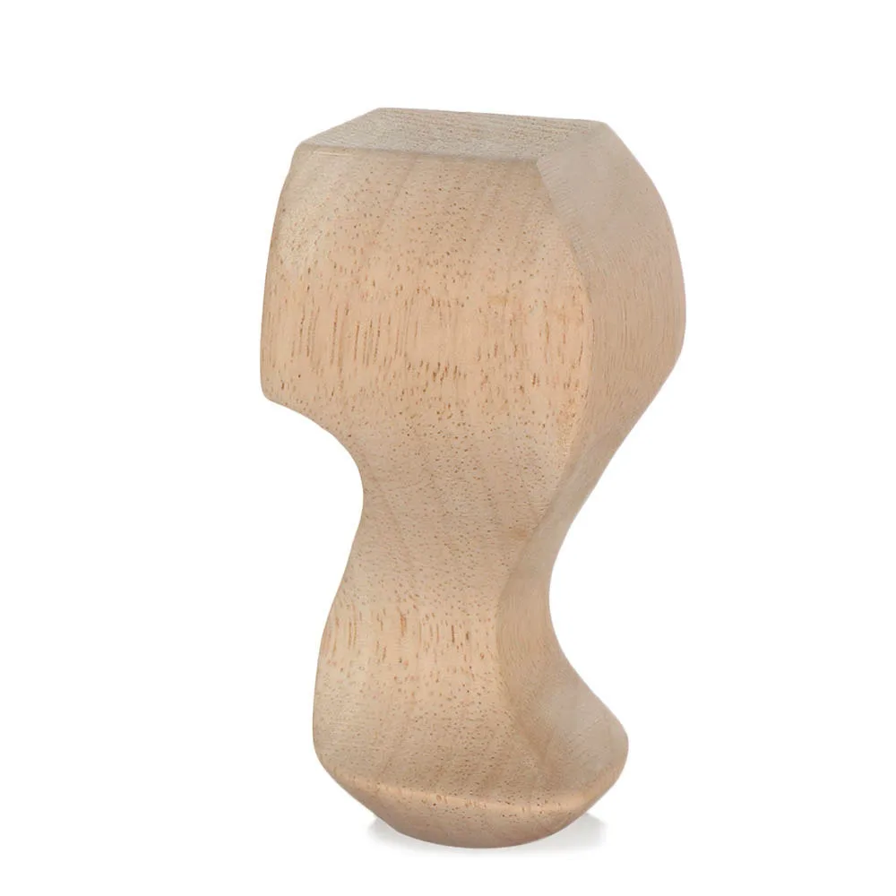 European Style Solid Wood Carved Furniture Foot Legs Cabinet Seat Feets Vintage Home Decor Decoration Accessories