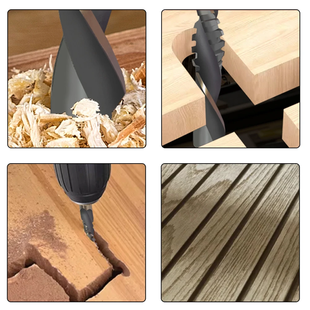 Efficient Woodworking Drill Bit Auger Woodworking Drill Bit Set Clean And Precise Holes Hole Expansion Capability