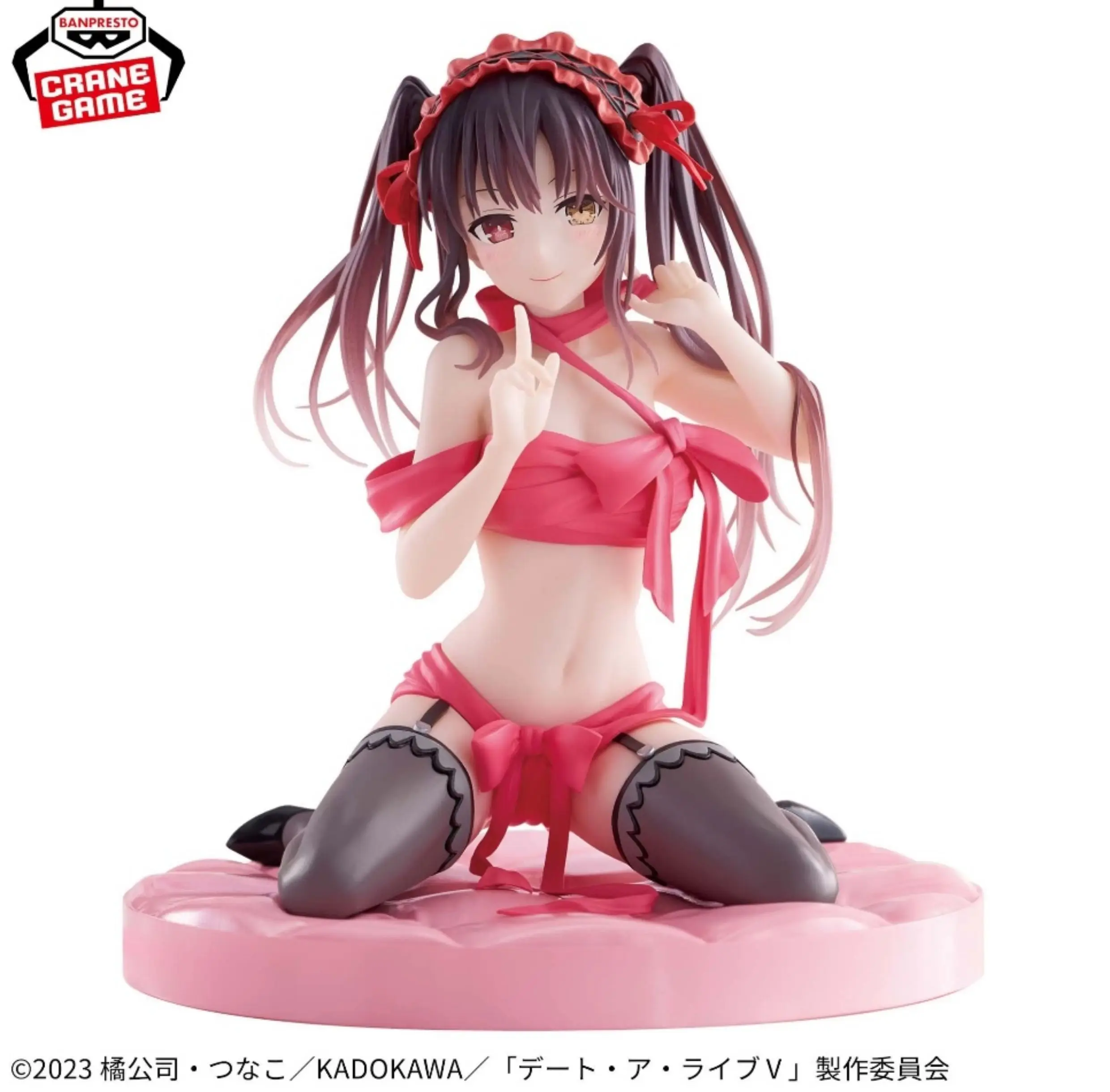 

Bandai Banpresto Date A Live Kurumi Tokisaki Birthday Gift Prize Figure 18+ Anime Sexy Bishoujo PVC & ABS Model Ornament Toy