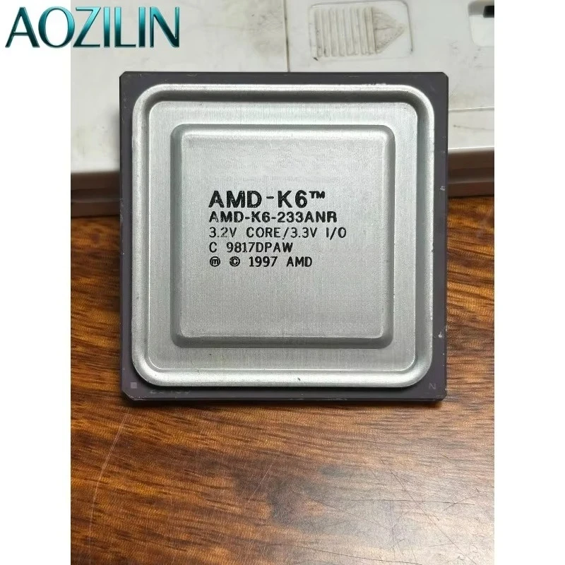 aozilin-k6‑233anr-cpu-con-revestimiento-de-oro-procesador-de-ordenador-de-sobremesa-de-estilo-vintage-pieza-de-repuesto-para-hardware-de-ordenador
