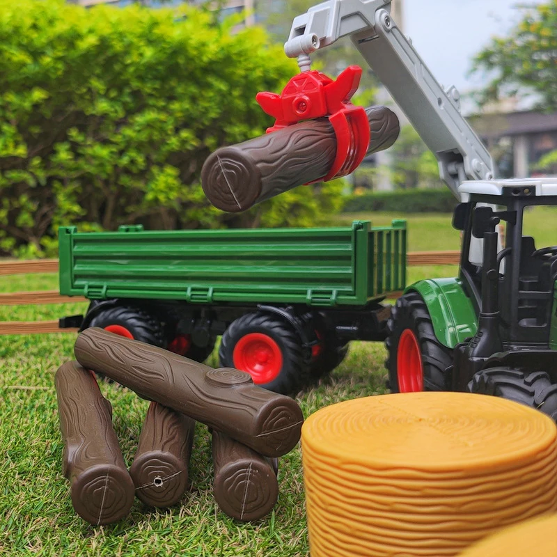 22 Stück Bauer Traktor Anhänger Gabelstapler Modell auto Set Landwirtschaft Vieh LKW Landwirte Transporter Kinder Spielzeug Jungen Kinder