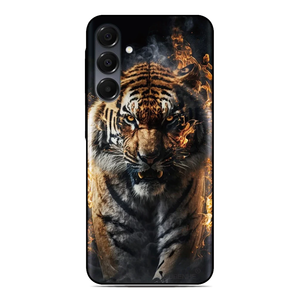 النمر واقية جراب هاتف ل TCL 605 503 50 XE 40 XL 30 LE 20 Pro 60 SE NXTPAPER 60R 5G 505 502 4G 501 30Z 20S 20R الغطاء الخلفي