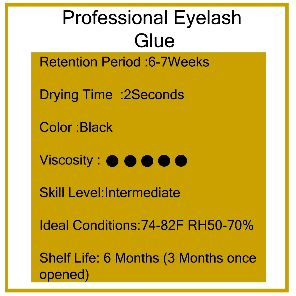 KODIES GEL Super mocny klej do rzęs 5g Profesjonalny wodoodporny klej do rzęs do przedłużania sztucznych rzęs Beauty