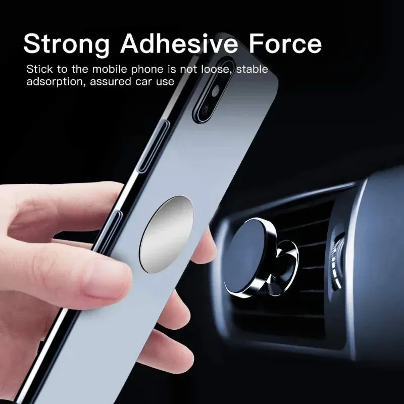 Metal Plate for Magnetic Phone Car Holder Universal Strong Adhesive Replacement Phone Plate Suitable for Phone Magnetic Mount