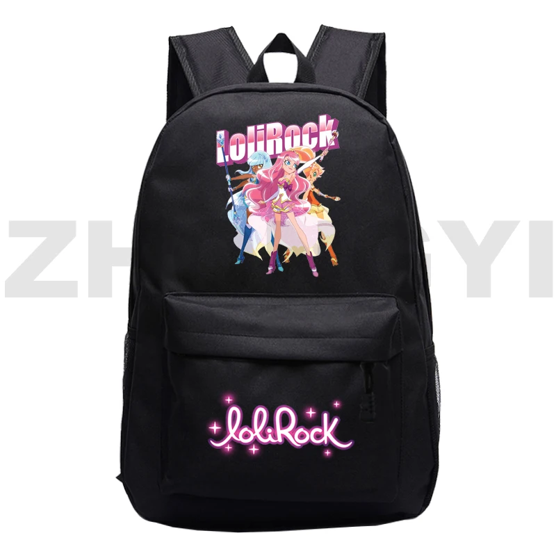

Рюкзак Lolirock в стиле Харадзюку, ранец для девочек-подростков, школьные сумки для книг с рисунком аниме LoliRockstar