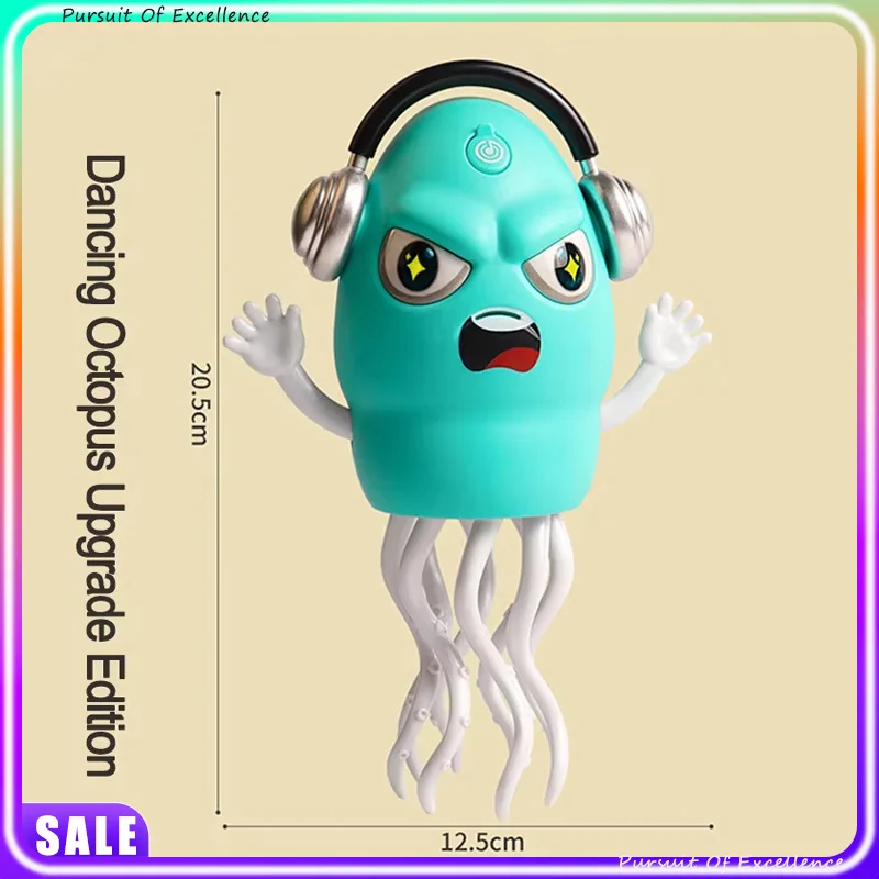 

Модернизированная версия, электронные танцевальные игрушки-кальмары, волшебный танцевальный кальмар со световой музыкой, забавные танцевальные игрушки-осьминоги, декомпрессия