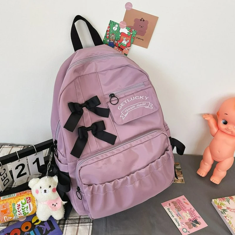 

Japanese JK Uniform Fashion Backpack Cute School Girl Shoulder Bag Korean Style Harajuku Texture and Versatile Student Backpack