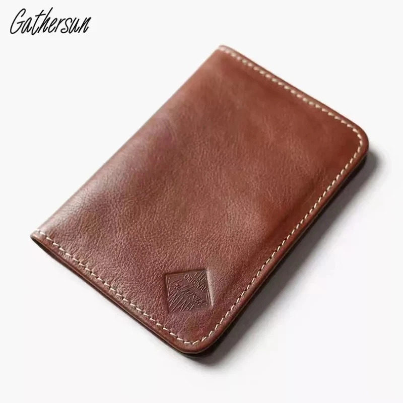 

Original Handmade Genuine Leather Passport Cover Retro Travel ID Card Holder Folder for Documents Passport Cover Leather