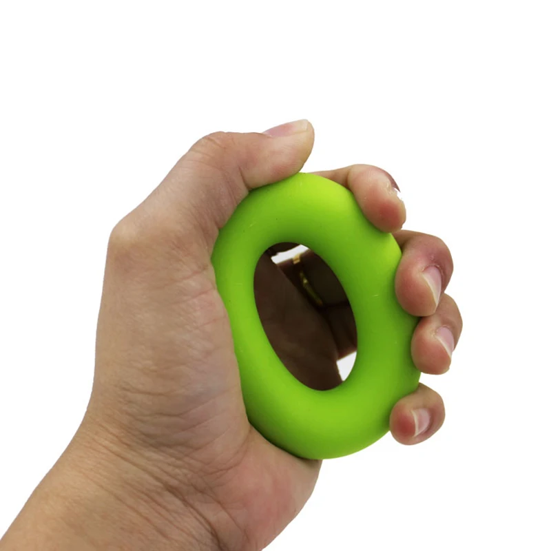 SKDKFinger Hand Grip Silicone Strength Trainer Ring Gripper 3kg-5kg Finger Expander Gym Fitness Training Power Hand Grips