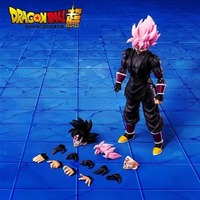 Anime Dragon Ball Demon Fit S.H.Figuarts SHF Ultimate Atrocious Black Goku Zamasu Anime Action Figure Model Toy In Stock