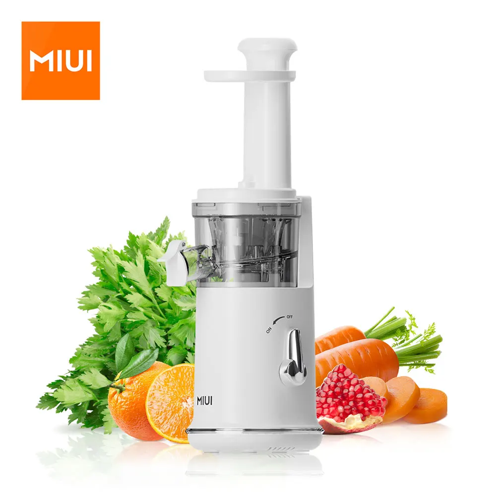 

MIUI Portable Slow Juicer Mini Electric Juice Extractor Lemon Fruit Juice Maker Blender Easy Clean Can Make Ice Cream Mini-Pro