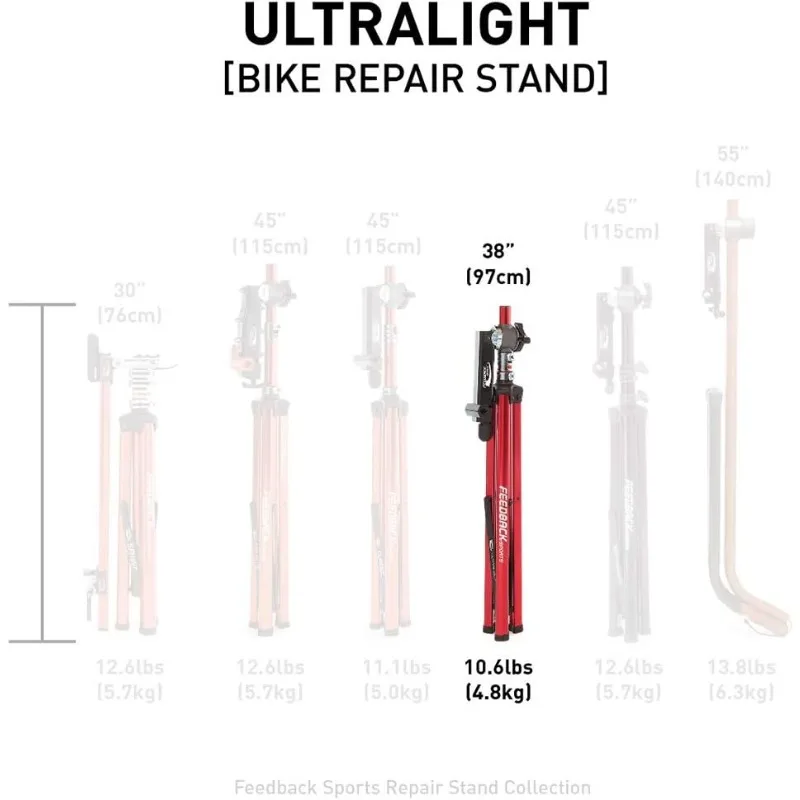 Ultralight Bike Repair Stand,360° rotating clamp design provides easy access to any part of your bicycle