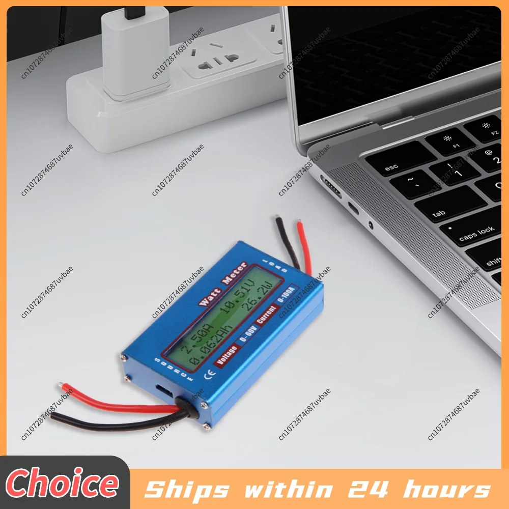 Simple DC Power Analyser Watt  Volt Amp Meter 12V 24V Solar Wind Analyzer Voltmeter Ammeter Digital Volt Meter Gauge