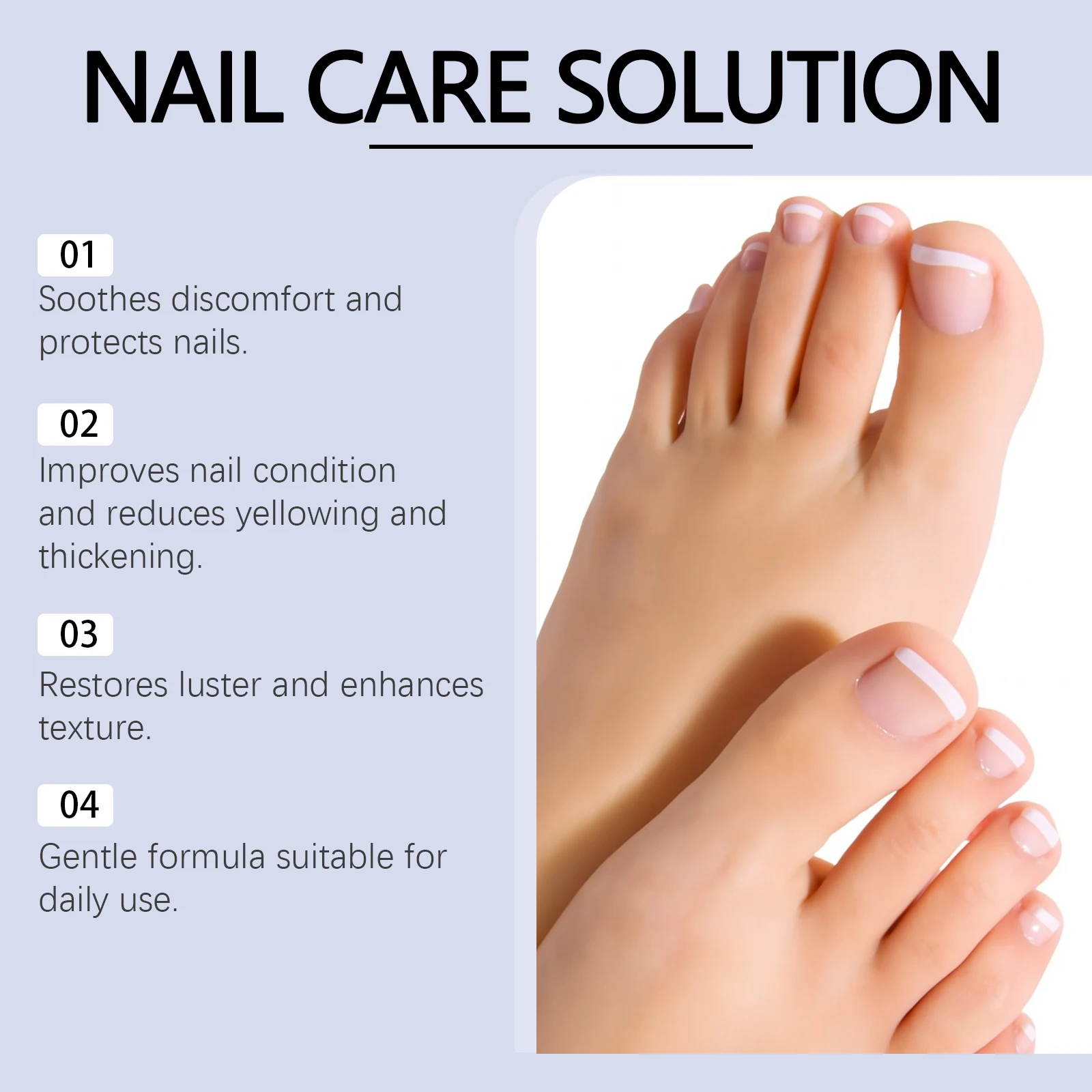 سائل مغذي للعناية بالأظافر، عناية لطيفة لليدين والقدمين، سائل تنظيف وصيانة يوميًا للأظافر