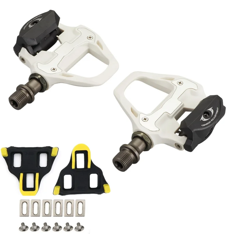 RACEWORK R550 Ultralight Pedals for PD-R8000 for Road Bike  with SH Cleats SPD Pedal Converter Colorful Bicycle Parts